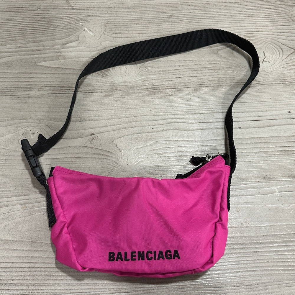 Balenciaga Nylon Sling Shoulder Bag